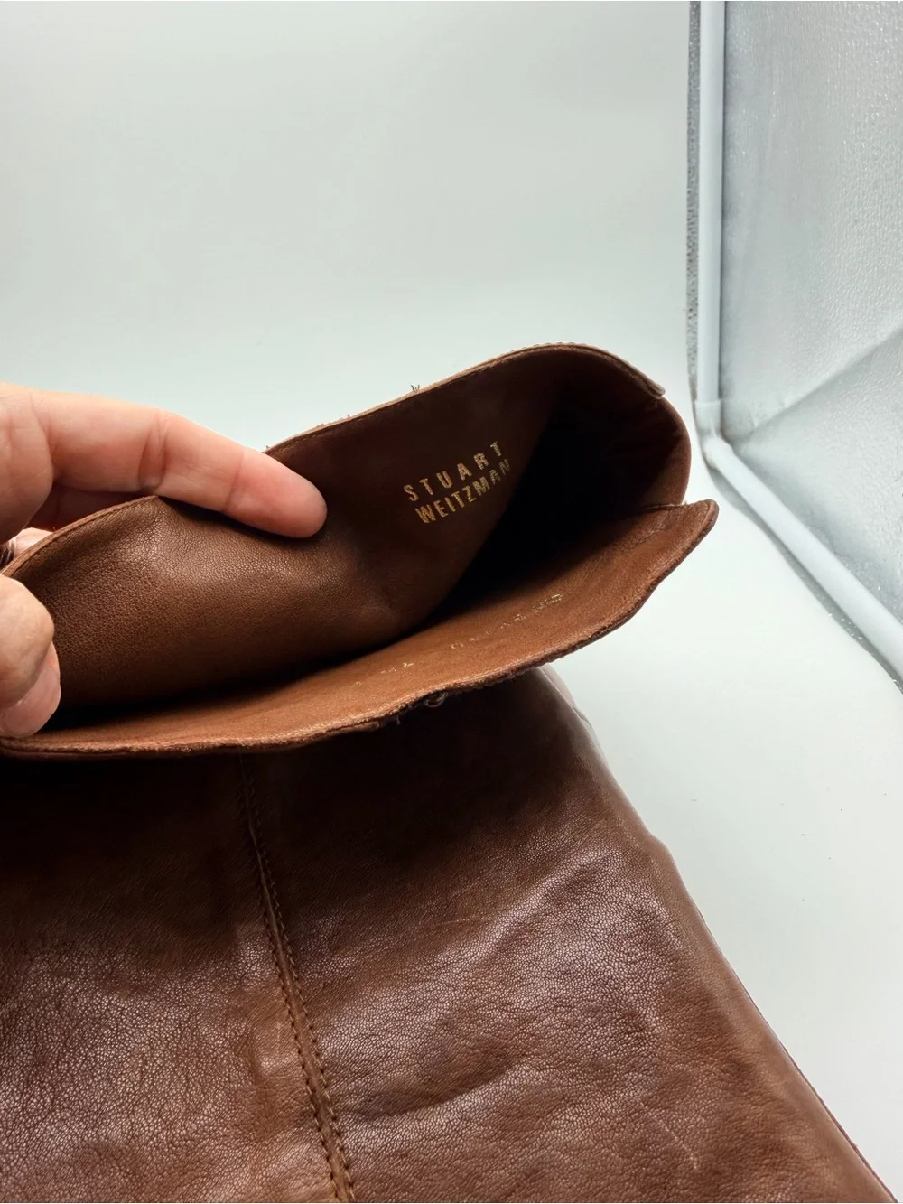 Stuart Weitzman Yeeha Boot Brown Size 7.5